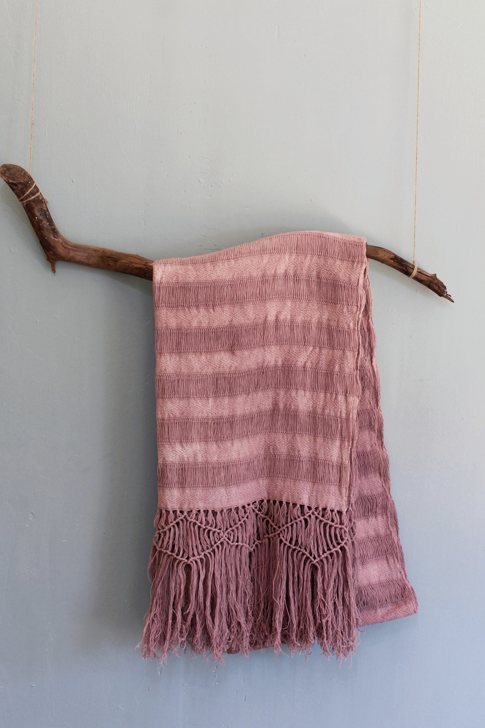 Frayed Rebozo Rosé