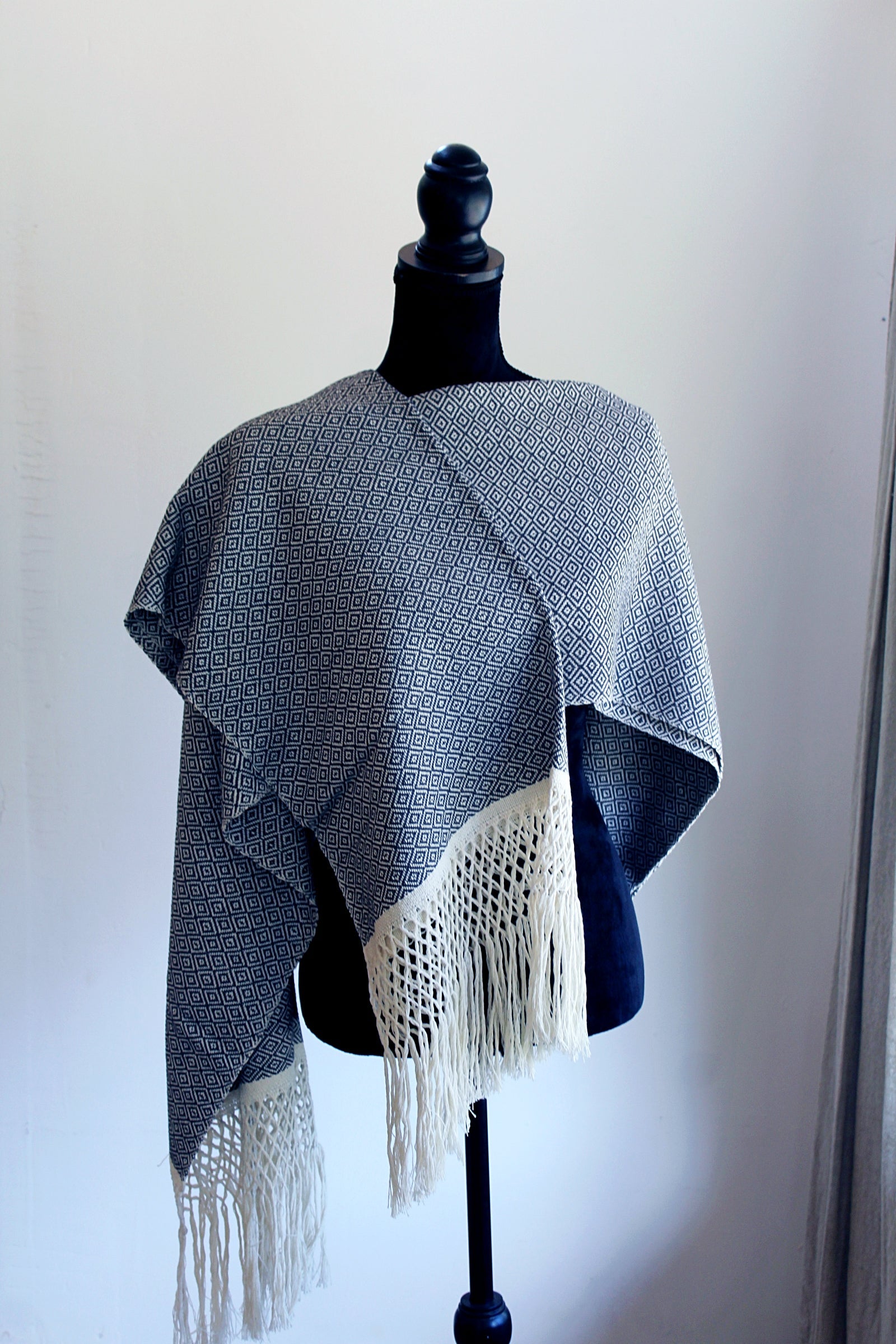 Rebozo Cocol Silver