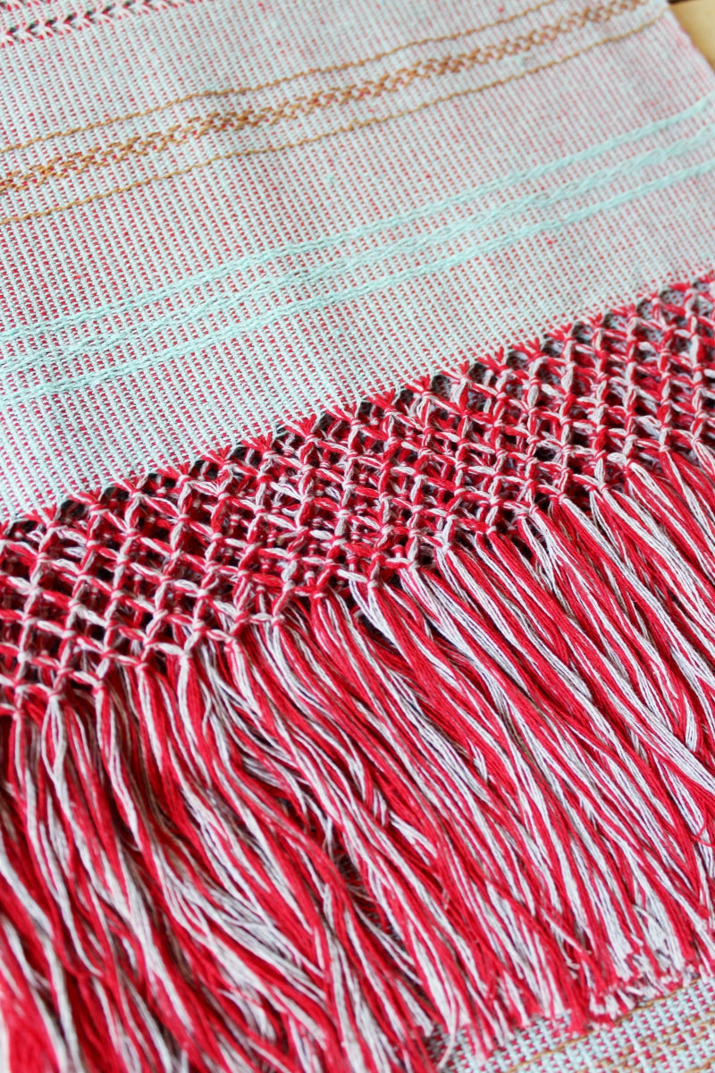 Rebozo "Petalo Mint"